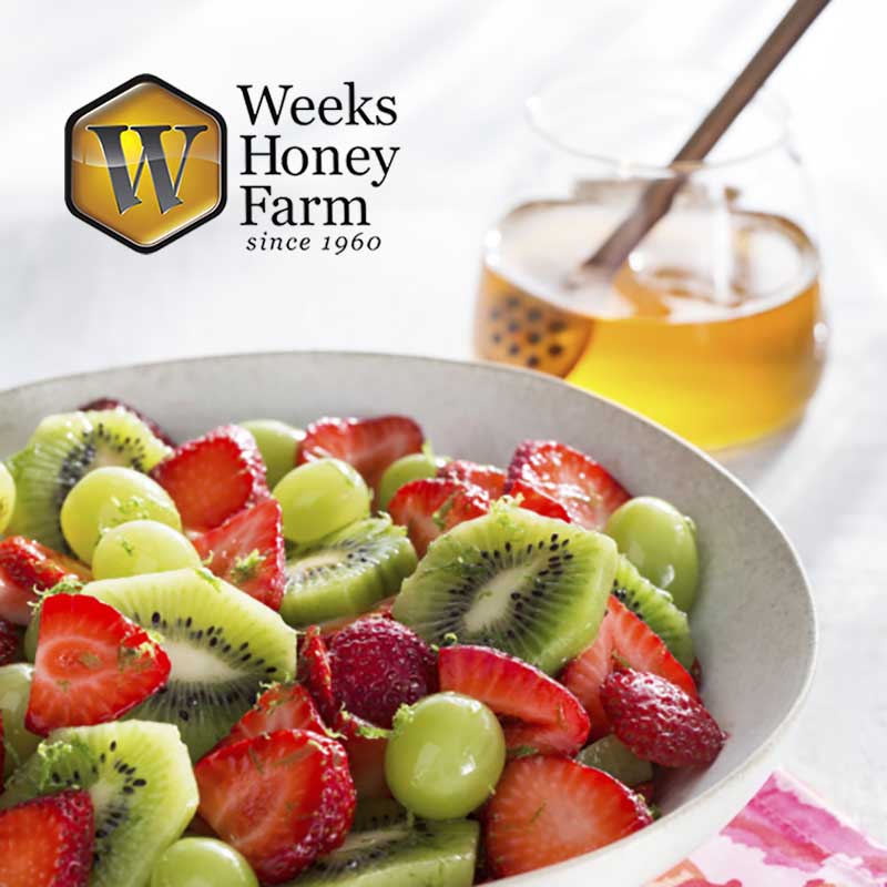 Make Hot Days Cool & Sweet with Honey Lime Fruit Salad – Weeks Honey Farm