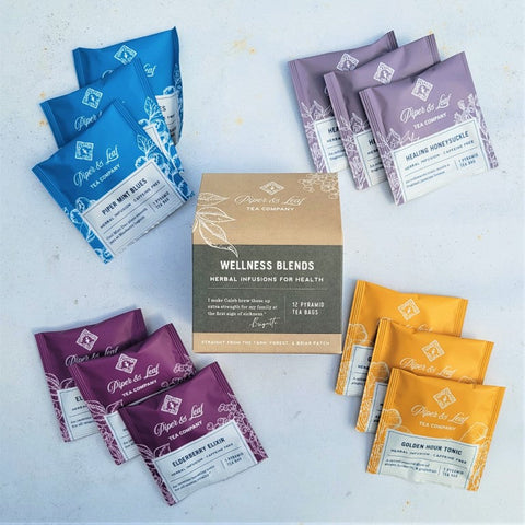 Wellness Blends- Box of 12 Tea Bags | | Tea Bags from Piper and Leaf Tea Co.