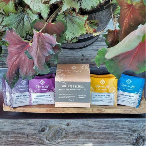 Wellness Blends- Box of 12 Tea Bags | | Tea Bags from Piper and Leaf Tea Co.