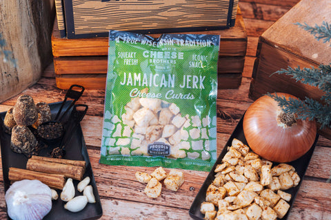 Jamaican Jerk Cheese Curds *Ships Fresh Daily* Cheese from Cheese Brothers, Inc. http://www.WeeksHoneyFarm.com