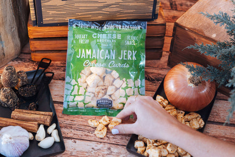 Jamaican Jerk Cheese Curds *Ships Fresh Daily* Cheese from Cheese Brothers, Inc. http://www.WeeksHoneyFarm.com