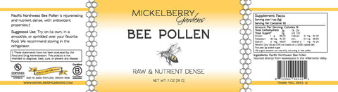 Bee Pollen from Mickelberry Gardens http://www.WeeksHoneyFarm.com