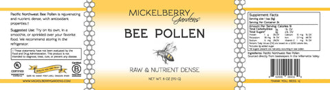 Bee Pollen from Mickelberry Gardens http://www.WeeksHoneyFarm.com