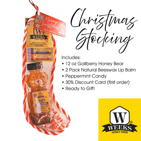 Festive Christmas Stocking Gift: Sweeten the Holidays with Weeks Honey Farm's Natural Delight