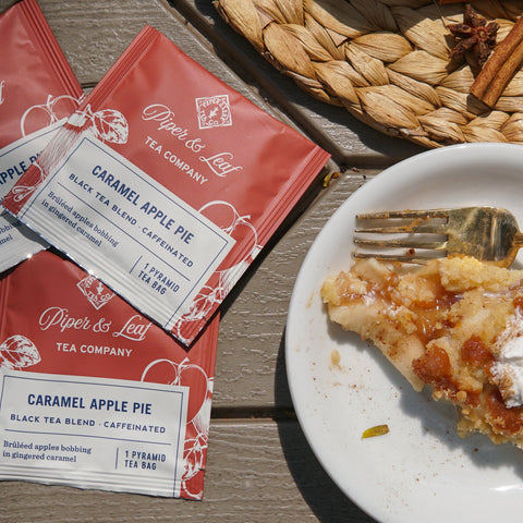 Caramel Apple Pie Case of Individually Wrapped Tea Bags- 50ct | | Tea Bags from Piper and Leaf Tea Co.