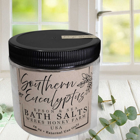 Weeks Honey Farm Southern Bath Salts; 16oz | | Soaps from Weeks Honey Farm