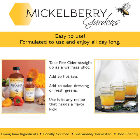 Fire Cider Honey Tonic | | Honey Tonic from Mickelberry Gardens