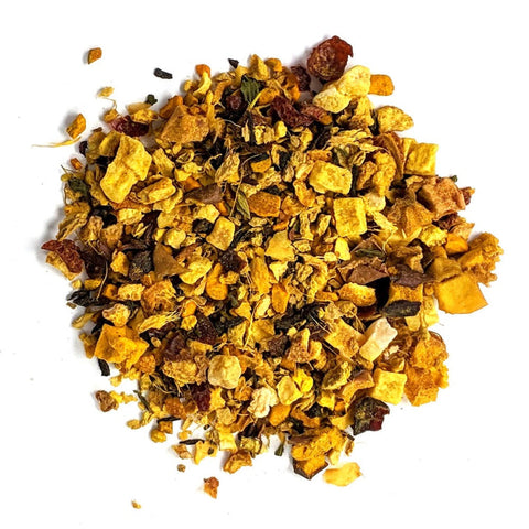 Golden Hour Tonic Muslin Bag of Loose Leaf Tea - 15 Servings | | Loose Tea from Piper and Leaf Tea Co.