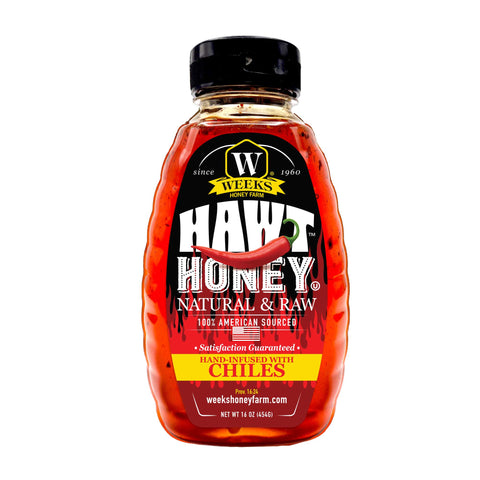 Week's Hawt Honey: Raw, Natural Chile-Infused Hot Honey from the South | | Honey from Weeks Honey Farm