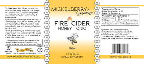 Fire Cider Honey Tonic | | Honey Tonic from Mickelberry Gardens