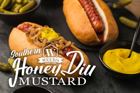 Weeks Gourmet Southern Honey Dill Mustard is great on everything; 9 oz