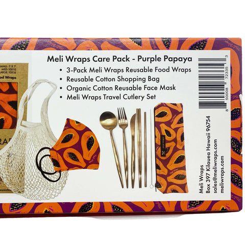 Meli Wraps Care Collection Purple Papaya Care Pack Care Box from Meli Wraps http://www.WeeksHoneyFarm.com