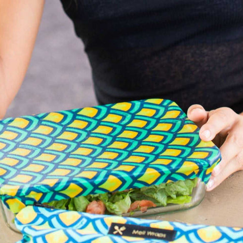 Beeswax Wrap Variety Pack - Ocean Print variety Beeswax Wrap from Meli Wraps http://www.WeeksHoneyFarm.com
