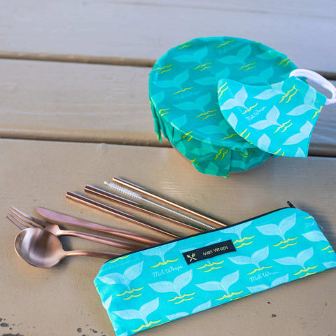 Meli Wraps Cutlery Eco Pack- Tails Cutlery Pack from Meli Wraps http://www.WeeksHoneyFarm.com