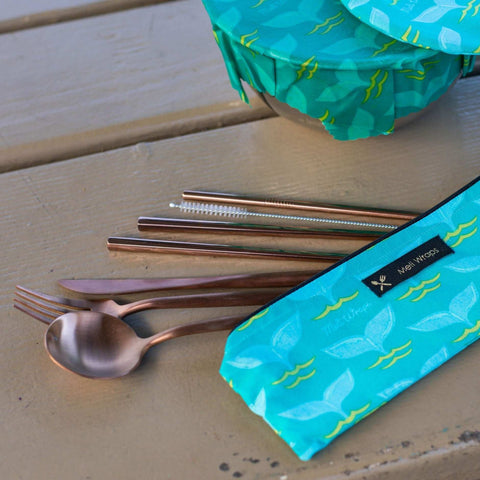 Meli Wraps Cutlery Eco Pack- Tails Cutlery Pack from Meli Wraps http://www.WeeksHoneyFarm.com