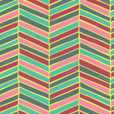 Beeswax Food Wrap - Small | Chevron | Small Wraps from Meli Wraps