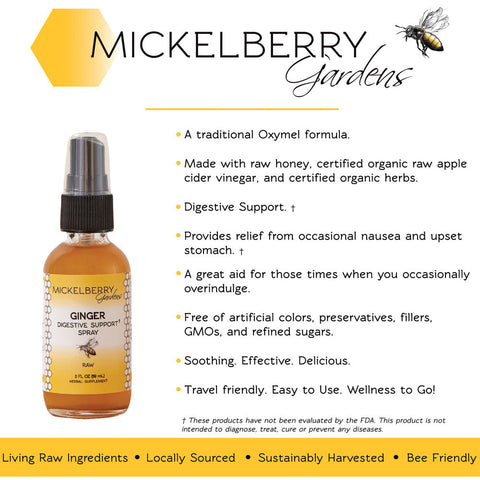 Ginger Digestive Support Spray | | Honey Tonic from Mickelberry Gardens
