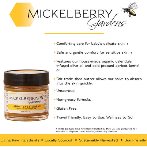 Happy Baby Salve | | Skin Care from Mickelberry Gardens