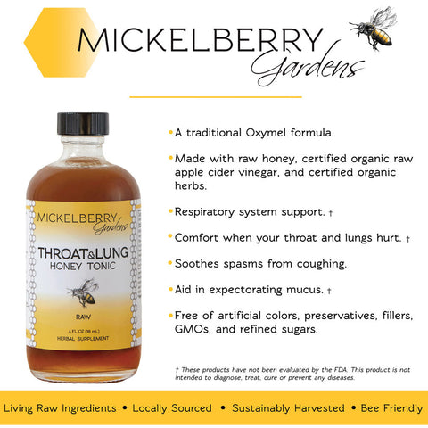 Throat and Lung Honey Tonic | | Honey Tonic from Mickelberry Gardens