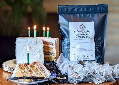 Old Fashioned Birthday Cake Bulk Sachets - 70ct Tea Bags | | Tea Bags from Piper and Leaf Tea Co.