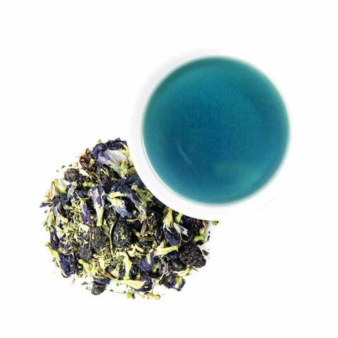 Piper Mint Blues Muslin Bag of Loose Leaf Tea - 15 Servings