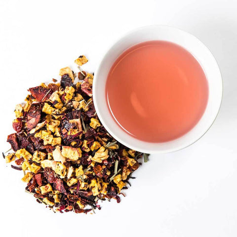 Strawberry Shindig Glass Jar of Loose Leaf Tea - 30 Servings | | Loose Tea from Piper and Leaf Tea Co.