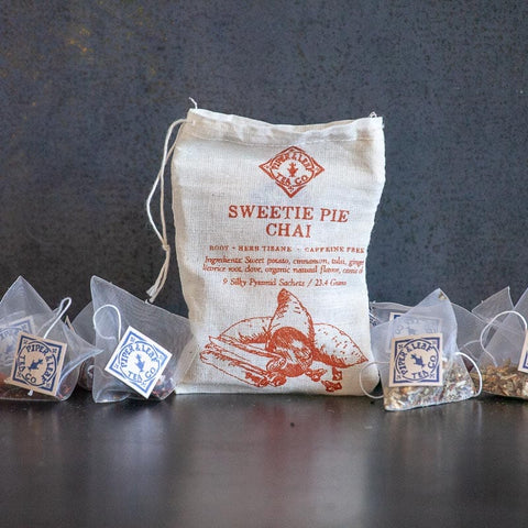 Sweetie Pie Chai 9ct Tea Bags in Muslin | | Tea Bags from Piper and Leaf Tea Co.