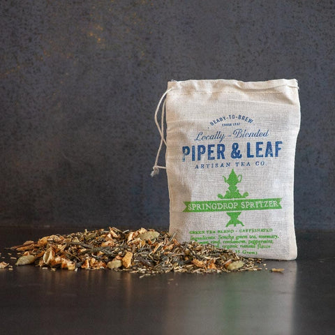 Springdrop Spritzer Muslin Bag of Loose Leaf Tea - 15 Servings | | Loose Tea from Piper and Leaf Tea Co.