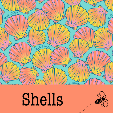 Beeswax Food Wrap - Small | Shells | Small Wraps from Meli Wraps