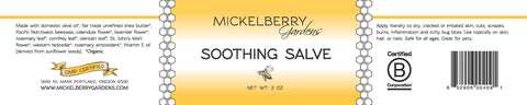 Soothing Salve | | Skin Care from Mickelberry Gardens