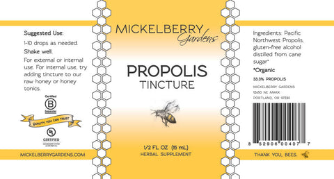 Propolis Tincture - Honey Tonic - Only $15.99! Order now at Weeks Honey Farm Fast shipping and excellent customer service.