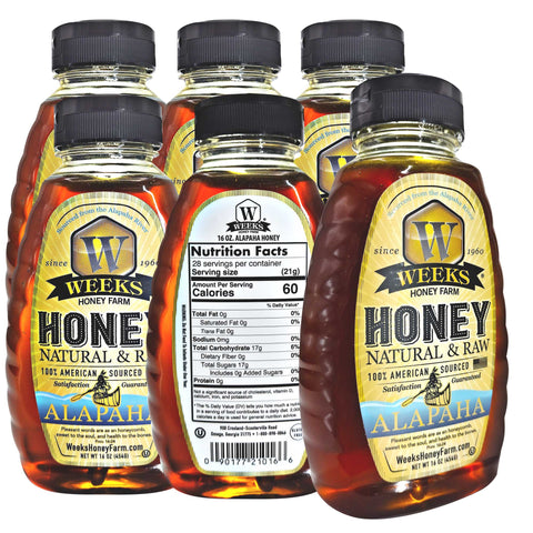 Premium Raw Alapaha Tupelo Honey - Unfiltered Wildflower Blend, Rich in Antioxidants & Floral Notes, Sourced from a South Georgia River Honey from Weeks Honey Farm, Inc. http://www.WeeksHoneyFarm.com