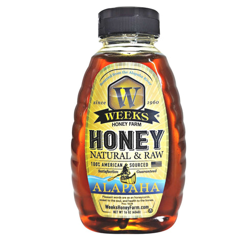 Premium Raw Alapaha Tupelo Honey - Unfiltered Wildflower Blend, Rich in Antioxidants & Floral Notes, Sourced from a South Georgia River Honey from Weeks Honey Farm, Inc. http://www.WeeksHoneyFarm.com