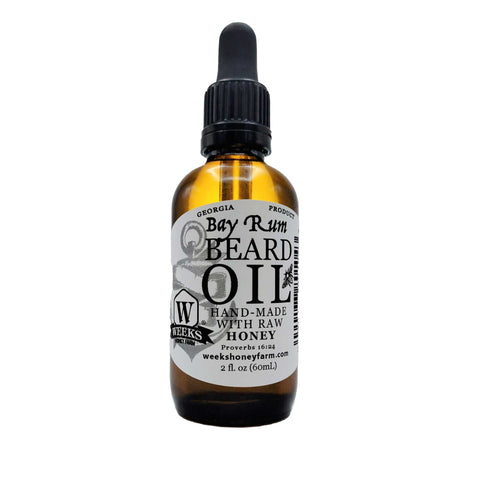 Honey Beard Oil will Soften, Nourish & Shave | Handcrafted on our farm (2 fl oz)