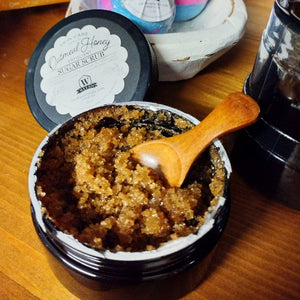 Exfoliating Honey Oats Sugar Scrub: 8 oz - Soaps - Only $9.99! Order now at Weeks Honey Farm