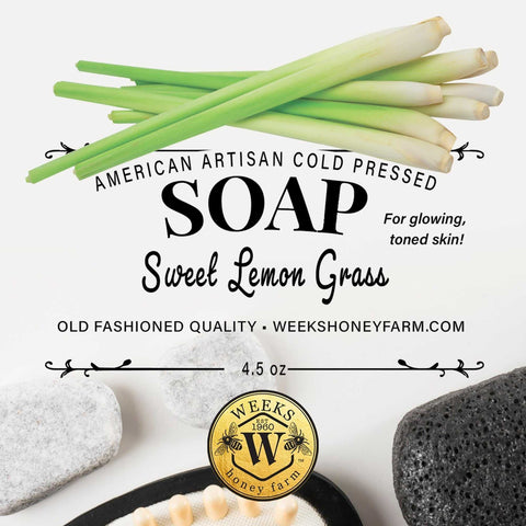 Handmade Cold Pressed Artisan Soaps- Assorted Fragrances, 4.5 oz Each Soaps from Weeks Honey Farm, Inc. http://www.WeeksHoneyFarm.com