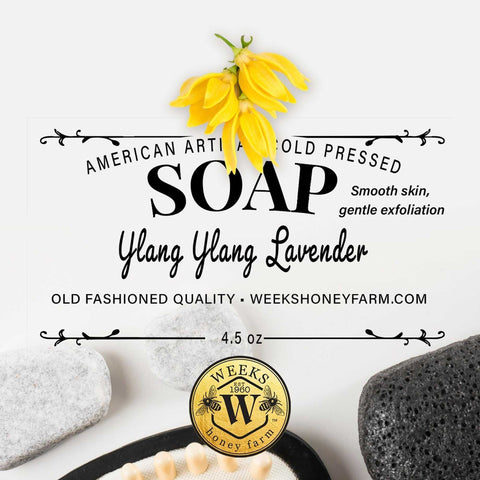 Handmade Cold Pressed Artisan Soaps- Assorted Fragrances, 4.5 oz Each Soaps from Weeks Honey Farm, Inc. http://www.WeeksHoneyFarm.com