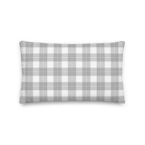 White Lilac and Tartan | Premium Pillow Home & Garden from Weeks Honey Farm, Inc. http://www.WeeksHoneyFarm.com