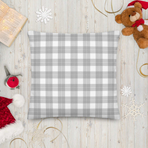 White Lilac and Tartan | Premium Pillow Home & Garden from Weeks Honey Farm, Inc. http://www.WeeksHoneyFarm.com