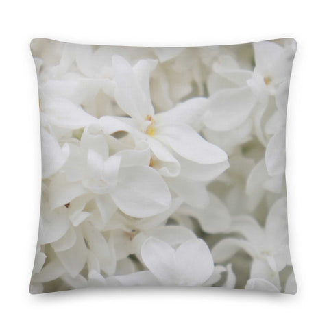 White Lilac and Tartan | Premium Pillow Home & Garden from Weeks Honey Farm, Inc. http://www.WeeksHoneyFarm.com
