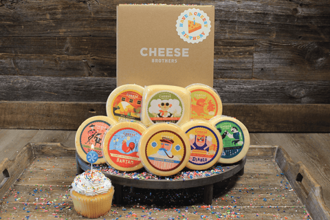 "Have a Cheesy Birthday" Gift Basket | | Food Gift Baskets from Cheese Brothers, Inc.