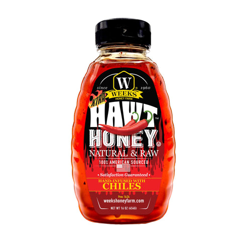 Week's Hawt Honey: Raw, Natural Chile-Infused Hot Honey from the South | | Honey from Weeks Honey Farm