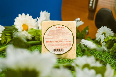"Fields Forever" Green Onion Cheddar from Wisconsin House Cheese from Cheese Brothers, Inc. http://www.WeeksHoneyFarm.com