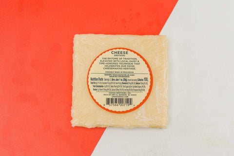 Wisconsin Creamy Gruyere Reserve Cheese from Cheese Brothers, Inc. http://www.WeeksHoneyFarm.com