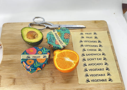 Buzz Words- Beeswax Wrap Food Labels | | Accessories from Meli Wraps