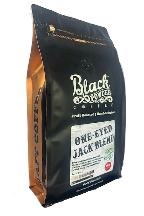 One-Eyed Jack Blend | Naturally Grown | Dark Roast Coffee | | Blends from Black Powder Coffee