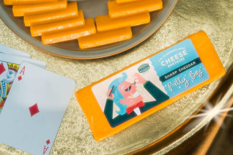 "Pretty Boy" Sharp Cheddar from Wisconsin House Cheese from Cheese Brothers, Inc. http://www.WeeksHoneyFarm.com