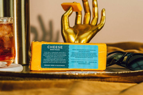 "Pretty Boy" Sharp Cheddar from Wisconsin House Cheese from Cheese Brothers, Inc. http://www.WeeksHoneyFarm.com