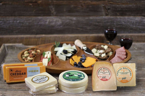 Sharp & Flavorful Cheese Box (8 Cheeses) House Cheese from Cheese Brothers, Inc. http://www.WeeksHoneyFarm.com