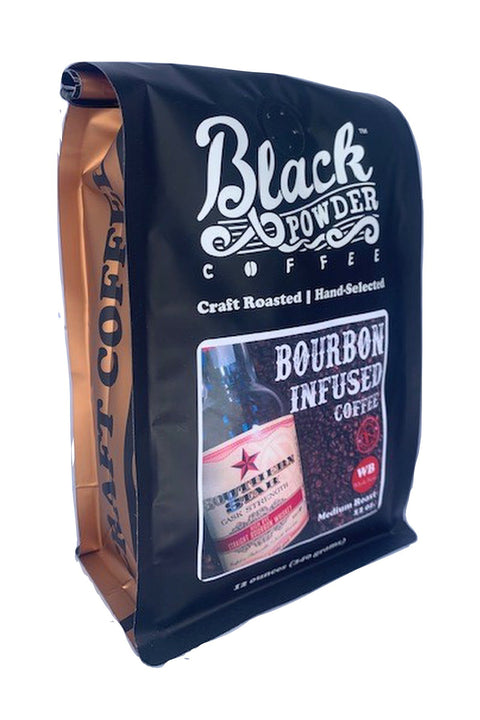 Bourbon Infused with Southern Star Bourbon | Medium Craft Roasted Coffee | | Blends from Black Powder Coffee